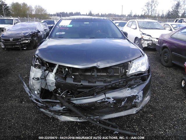 4T1BD1FK3EU111018 - 2014 TOYOTA CAMRY HYBRID/LE/XLE 灰色 照片 6