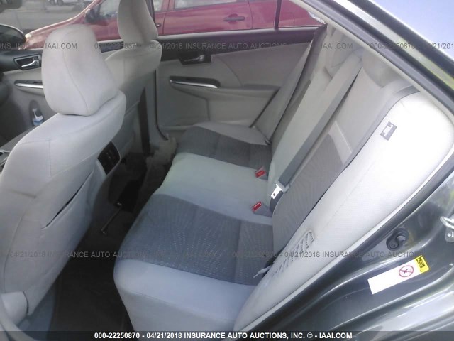 4T1BD1FK3EU111018 - 2014 TOYOTA CAMRY HYBRID/LE/XLE 灰色 照片 8