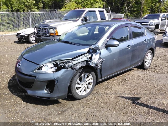 JM1BL1V78C1631203 - 2012 MAZDA 3 I TEAL photo 2