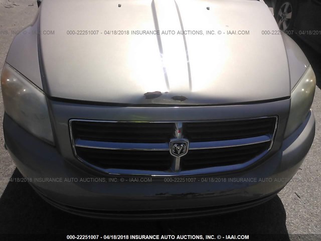 1B3CB4HA1AD558625 - 2010 DODGE CALIBER SXT GOLD photo 6