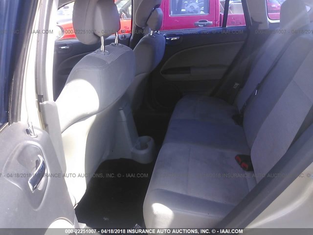 1B3CB4HA1AD558625 - 2010 DODGE CALIBER SXT GOLD photo 8