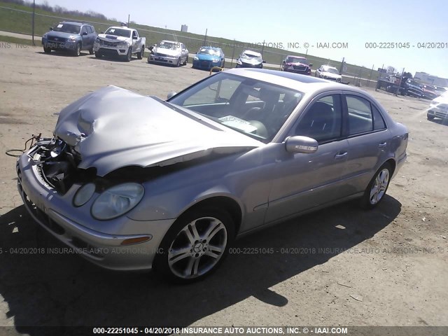 WDBUF87J96X191512 - 2006 MERCEDES-BENZ E 350 4MATIC SILVER photo 2