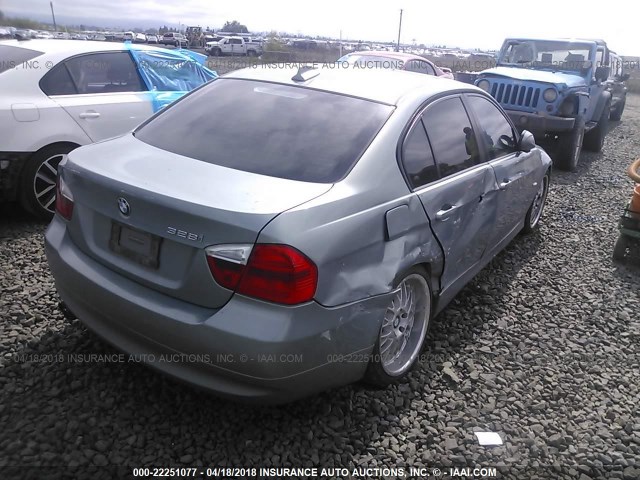 WBAVA37547NE26051 - 2007 BMW 328 I BLUE photo 4