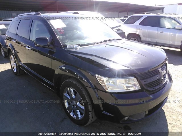 3D4GH67V39T142275 - 2009 DODGE JOURNEY R/T BLACK photo 1