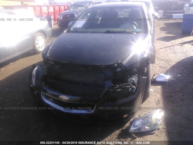1G1ZB5E01CF202282 - 2012 CHEVROLET MALIBU LS BLACK photo 6