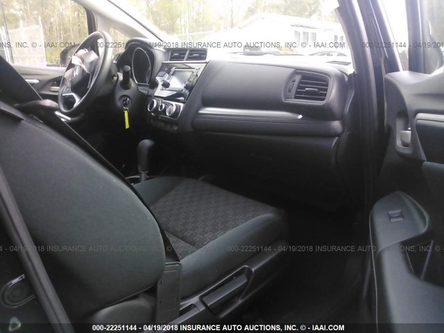 JHMGK5H52HS002093 - 2017 HONDA FIT LX 黑色 照片 5
