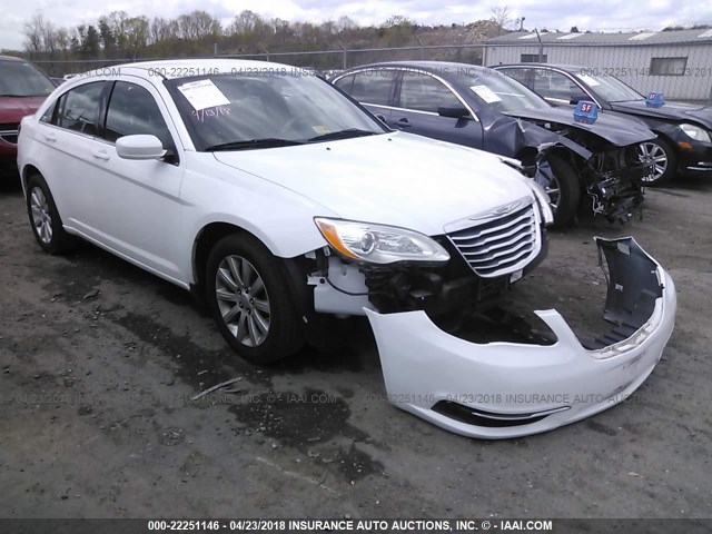 1C3CCBBB4CN126842 - 2012 CHRYSLER 200 TOURING WHITE photo 1