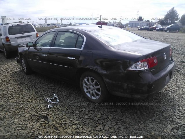 1G4HD57208U151710 - 2008 BUICK LUCERNE CXL PURPLE photo 3