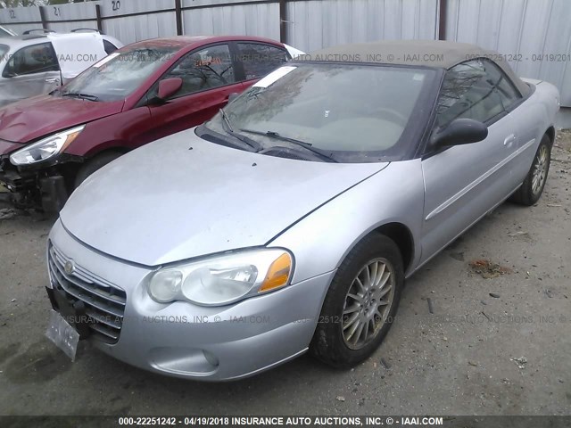 1C3EL55R46N169620 - 2006 CHRYSLER SEBRING TOURING SILVER photo 2