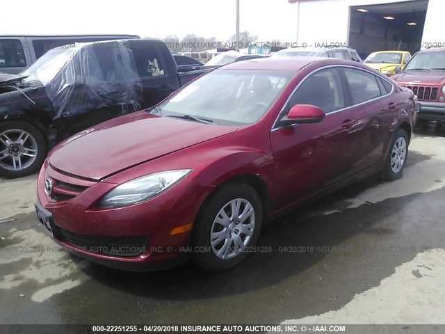 1YVHZ8BH5C5M30442 - 2012 MAZDA 6 I RED photo 2