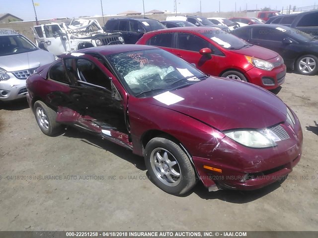 3G2JB12F35S113001 - 2005 PONTIAC SUNFIRE RED photo 1