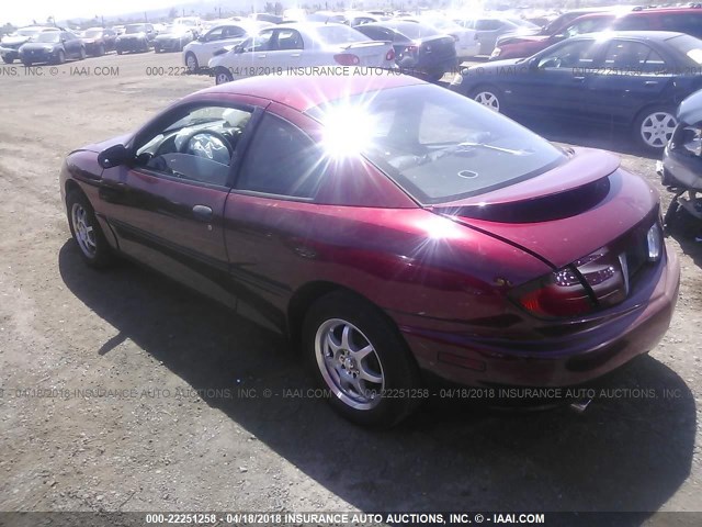 3G2JB12F35S113001 - 2005 PONTIAC SUNFIRE RED photo 3