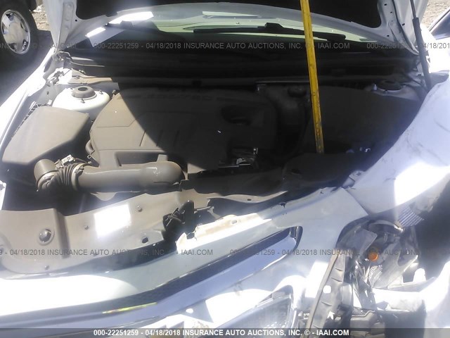 1G1ZA5E03CF383629 - 2012 CHEVROLET MALIBU LS თეთრი ფოტო 10