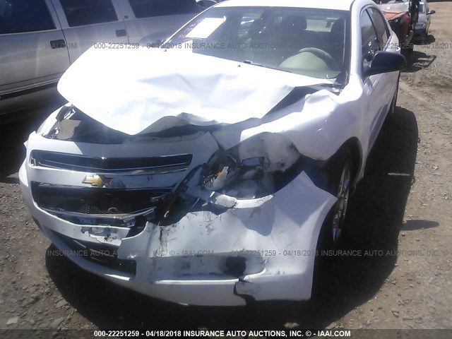 1G1ZA5E03CF383629 - 2012 CHEVROLET MALIBU LS თეთრი ფოტო 6