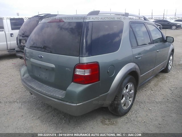 1FMZK02125GA44146 - 2005 FORD FREESTYLE SEL GREEN photo 4