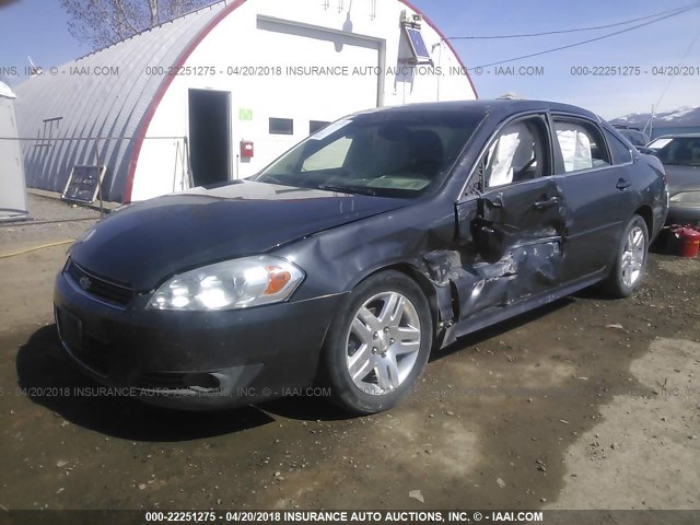 2G1WC57MX91164678 - 2009 CHEVROLET IMPALA 2LT GRAY photo 2