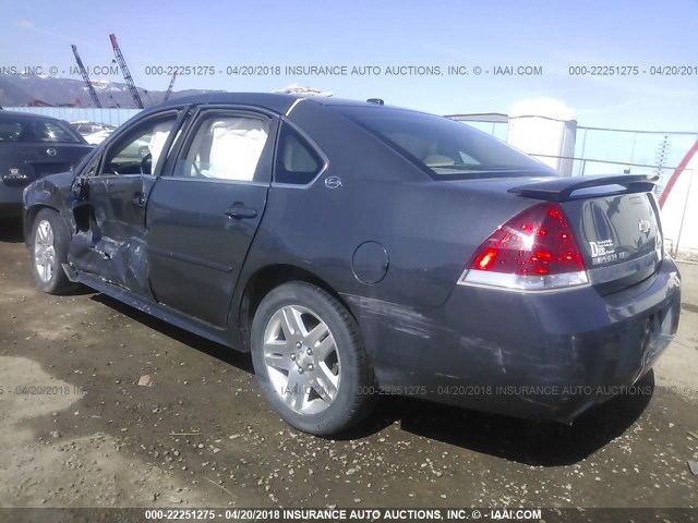 2G1WC57MX91164678 - 2009 CHEVROLET IMPALA 2LT GRAY photo 3