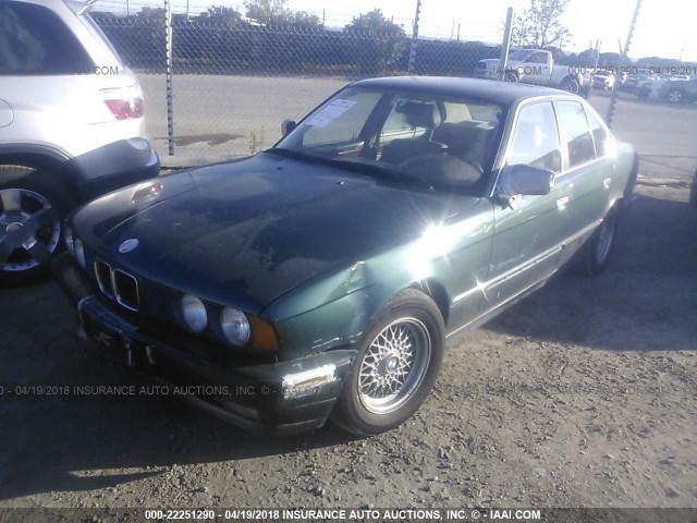 WBAHD2310NBF73516 - 1992 BMW 535 I AUTOMATIC GREEN photo 2