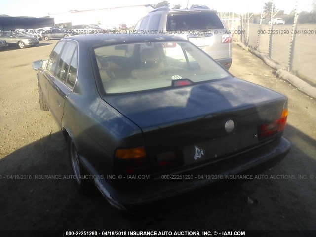 WBAHD2310NBF73516 - 1992 BMW 535 I AUTOMATIC GREEN photo 3