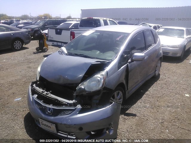 JHMGE88439S073210 - 2009 HONDA FIT SPORT SILVER photo 2