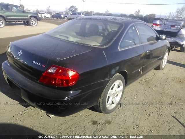 19UYA42781A026750 - 2001 ACURA 3.2CL TYPE-S BLACK photo 4