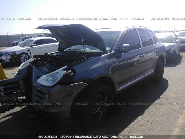 WP1AB29PX8LA31288 - 2008 PORSCHE CAYENNE S GRAY photo 2