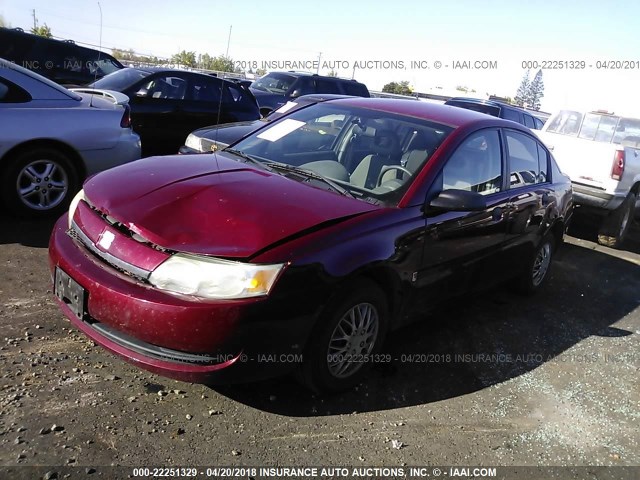 1G8AG52F64Z183169 - 2004 SATURN ION LEVEL 1 MAROON photo 2