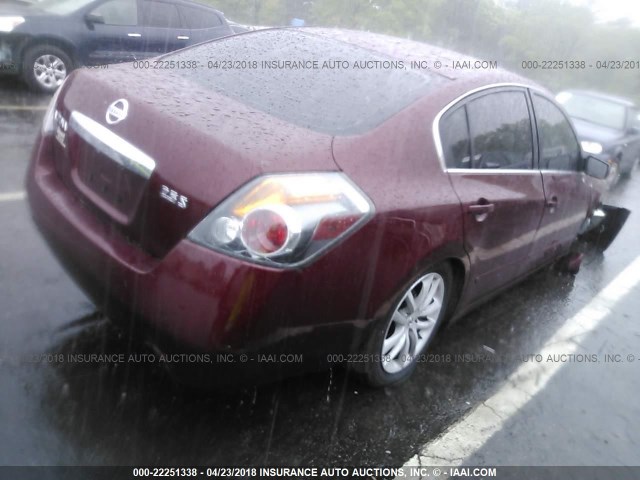 1N4AL2AP3BN451681 - 2011 NISSAN ALTIMA S MAROON photo 4