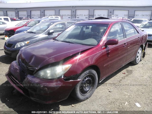 4T1BE32K36U120317 - 2006 TOYOTA CAMRY LE/XLE/SE წითელი ფოტო 2