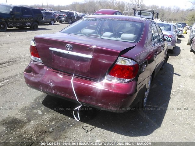 4T1BE32K36U120317 - 2006 TOYOTA CAMRY LE/XLE/SE წითელი ფოტო 4
