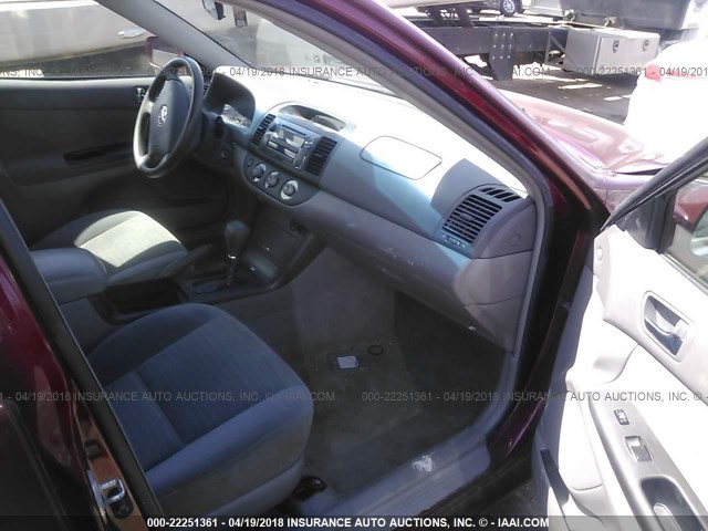 4T1BE32K36U120317 - 2006 TOYOTA CAMRY LE/XLE/SE წითელი ფოტო 5