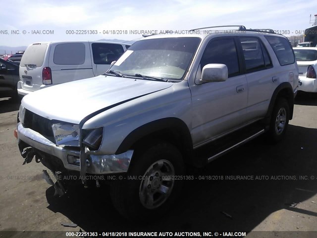 JT3HN86R0W0181199 - 1998 TOYOTA 4RUNNER SR5 SILVER photo 2