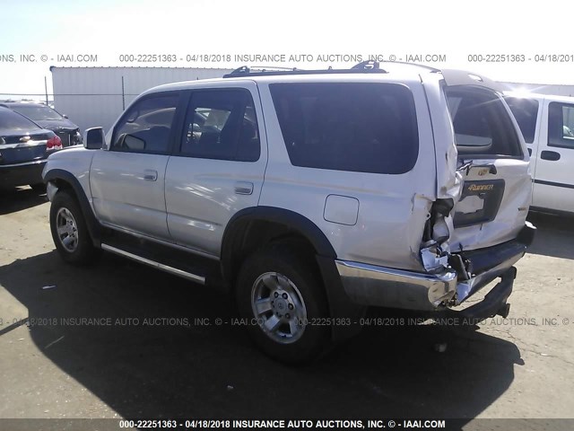 JT3HN86R0W0181199 - 1998 TOYOTA 4RUNNER SR5 SILVER photo 3