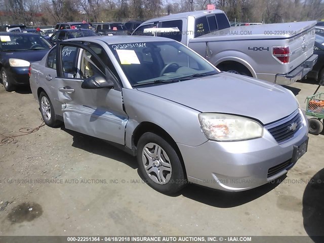 1G1ZS51F06F298257 - 2006 CHEVROLET MALIBU LS SILVER photo 1