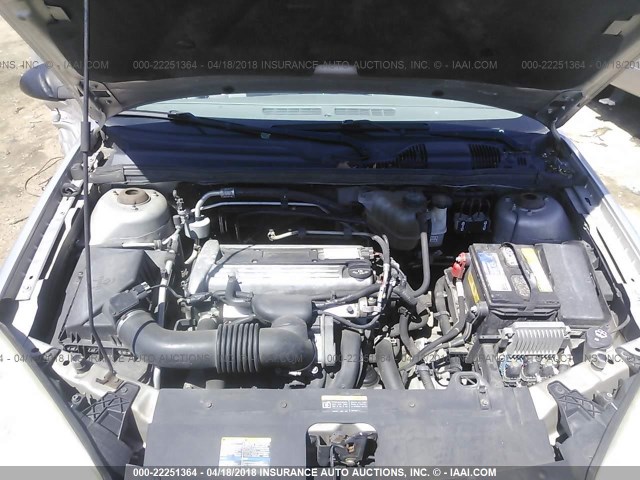 1G1ZS51F06F298257 - 2006 CHEVROLET MALIBU LS SILVER photo 10