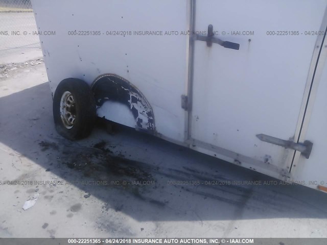 5NHUSE0156N055036 - 2006 CARGOMATE TRAILER  WHITE photo 6