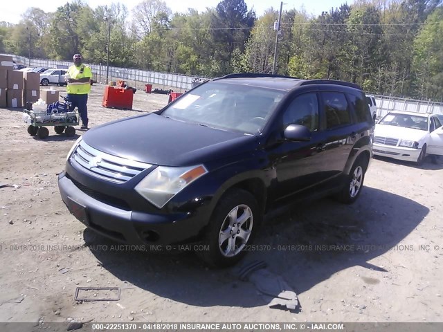 2S3DA217886101863 - 2008 SUZUKI XL7 BLACK photo 2