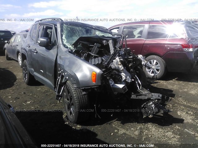 ZACCJBBTXGPD77971 - 2016 JEEP RENEGADE LATITUDE GRAY photo 1