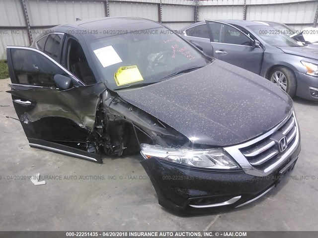 5J6TF3H54EL001388 - 2014 HONDA CROSSTOUR EXL BLACK photo 1