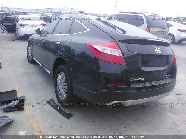 5J6TF3H54EL001388 - 2014 HONDA CROSSTOUR EXL BLACK photo 3