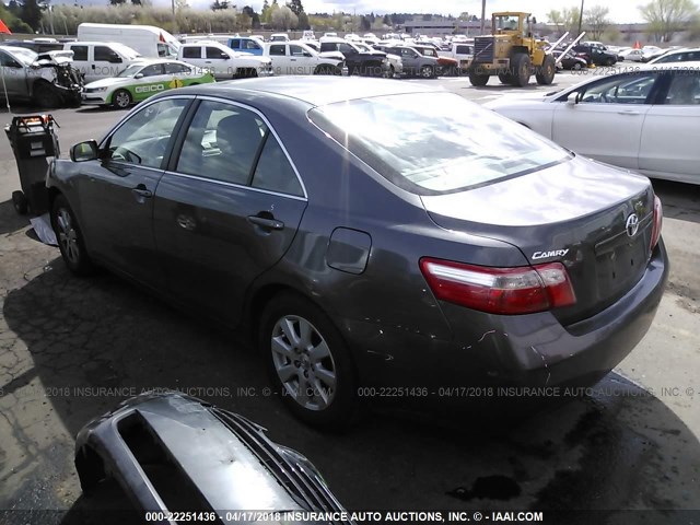 4T1BE46K88U201719 - 2008 TOYOTA CAMRY CE/LE/XLE/SE GRAY photo 3