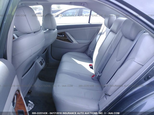 4T1BE46K88U201719 - 2008 TOYOTA CAMRY CE/LE/XLE/SE GRAY photo 8