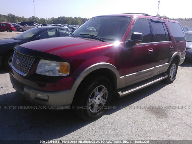 1FMPU171641A72975 - 2004 FORD EXPEDITION EDDIE BAUER RED photo 2
