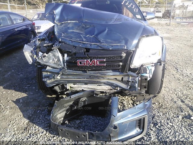 2GKALMEK5G6335645 - 2016 GMC TERRAIN SLE BLUE photo 6