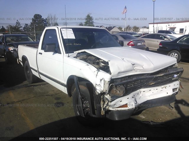 1GCCS14R7P8178585 - 1993 CHEVROLET S TRUCK S10 WHITE photo 1