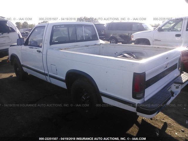 1GCCS14R7P8178585 - 1993 CHEVROLET S TRUCK S10 WHITE photo 3