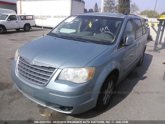 2A4RR5D15AR306870 - 2010 CHRYSLER TOWN & COUNTRY TOURING GREEN photo 2