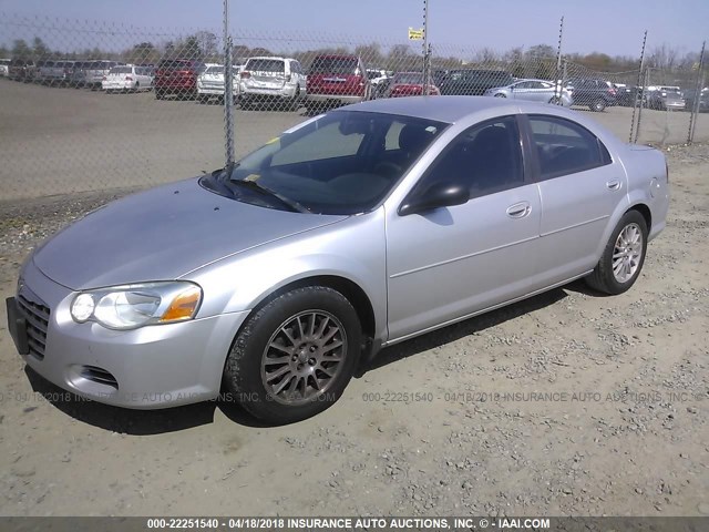 1C3EL56R55N677706 - 2005 CHRYSLER SEBRING TOURING SILVER photo 2