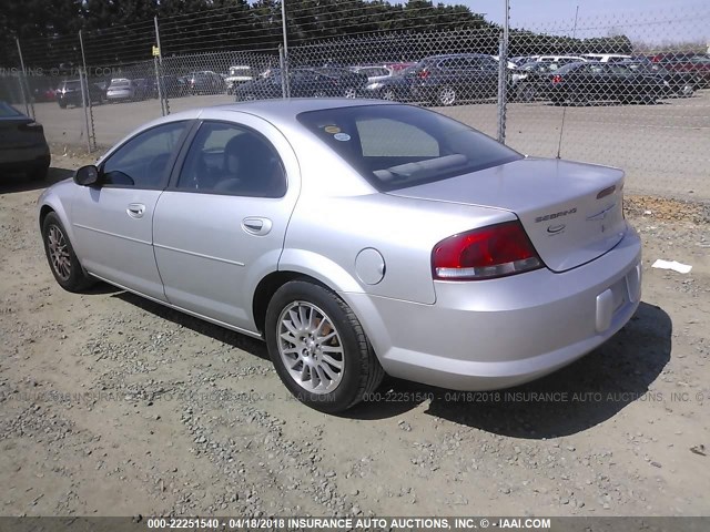 1C3EL56R55N677706 - 2005 CHRYSLER SEBRING TOURING SILVER photo 3