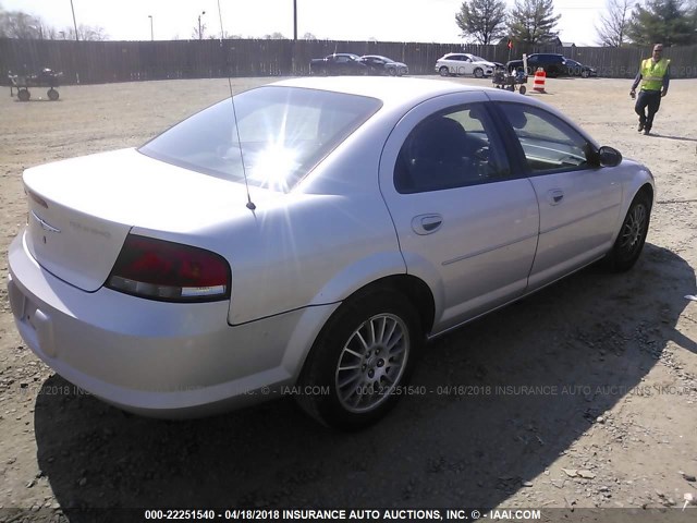 1C3EL56R55N677706 - 2005 CHRYSLER SEBRING TOURING SILVER photo 4